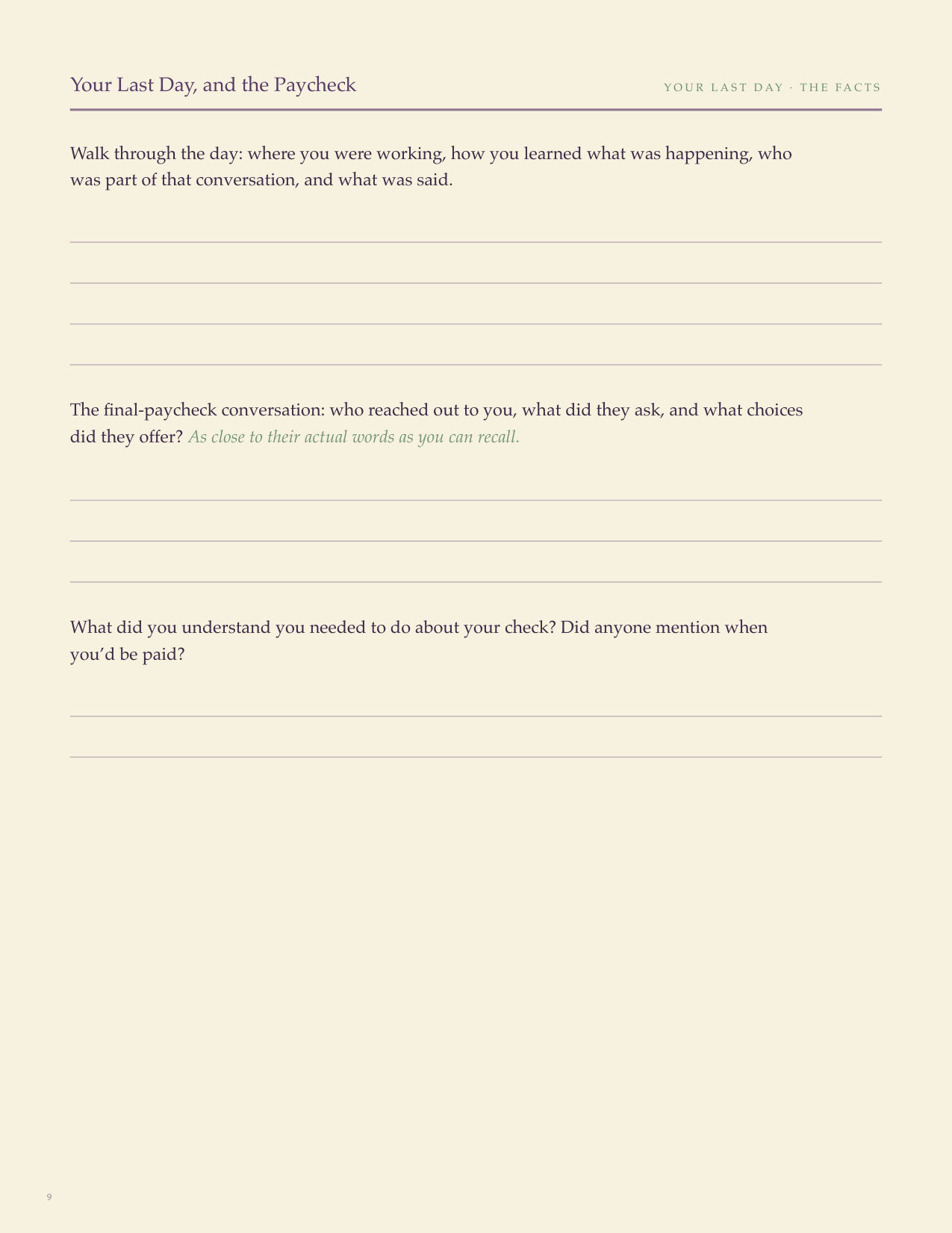 Gathering What Matters — Employment Law Edition — page 10