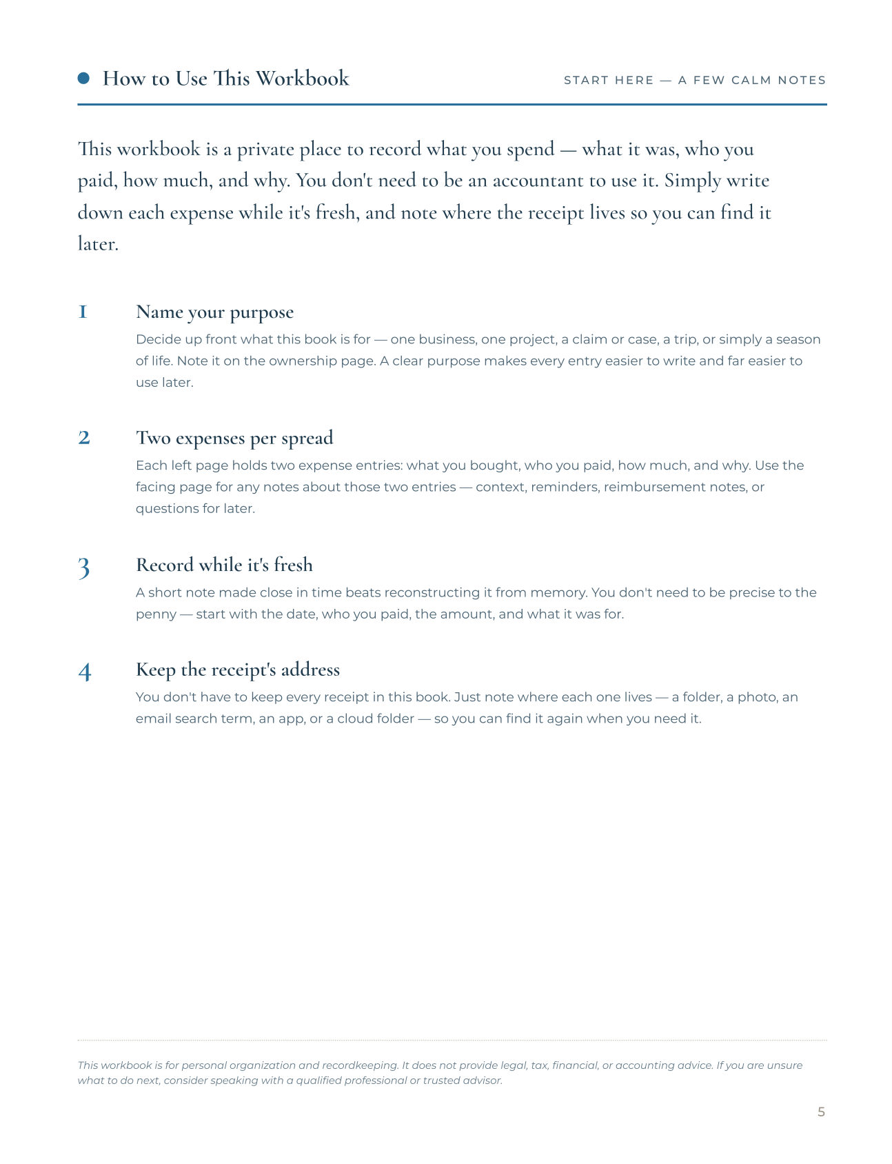 Money Tracker — page 5